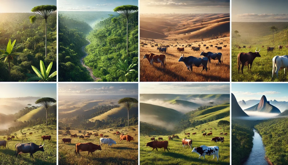 Quais as Raças de Gado Ideais para Cada Região Climática do Brasil