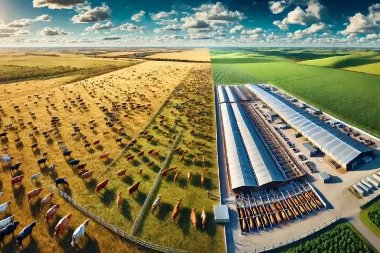 pecuária intensiva e extensiva