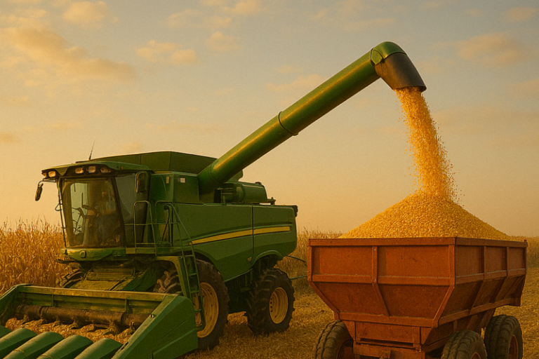 Melhores práticas para a colheita do milho