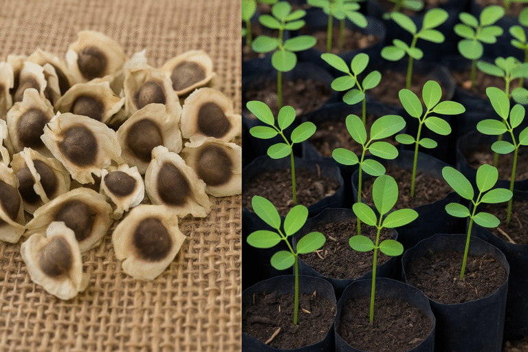 sementes e mudas de moringa