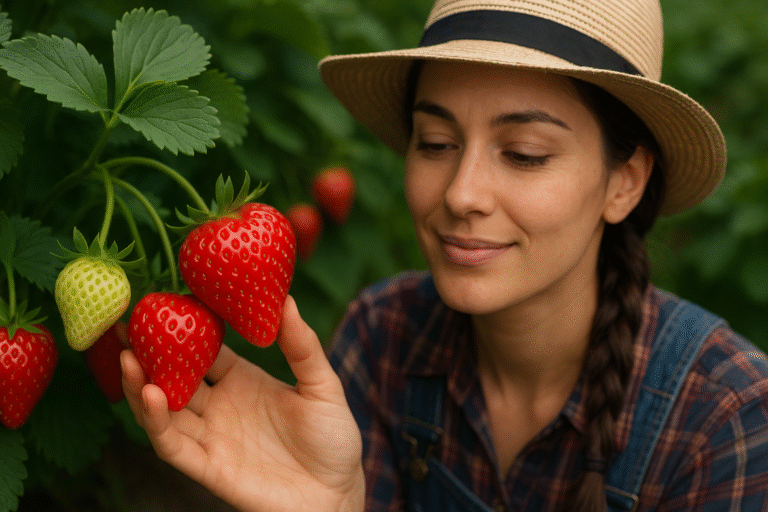 Cultivo de Morango gerando valor no campo