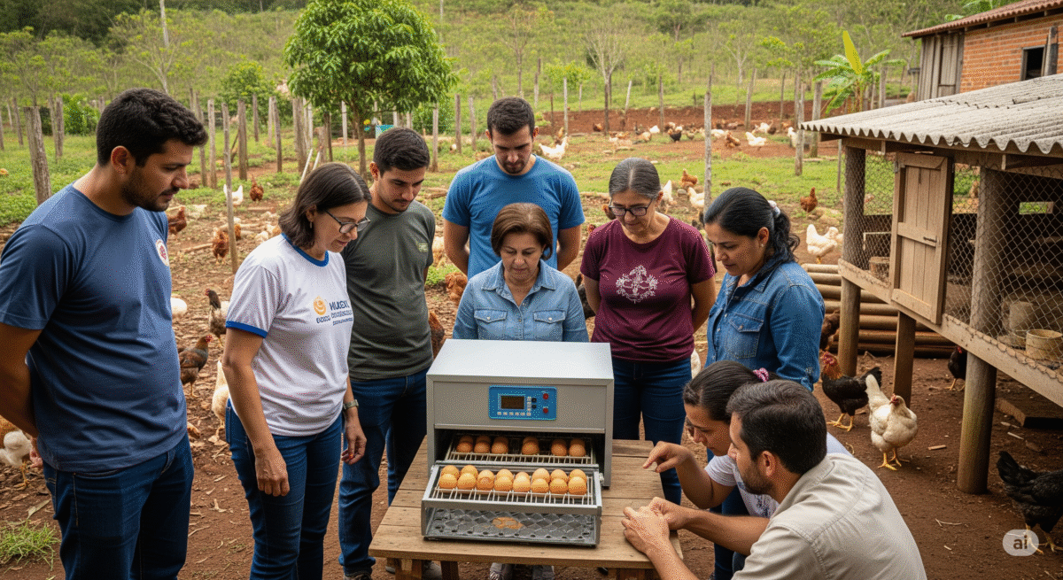 Incubação Comunitária: Galinha Caipira na Agroecologia