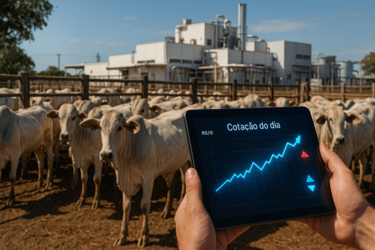 Cotação do frigorífico como acompanhar preços