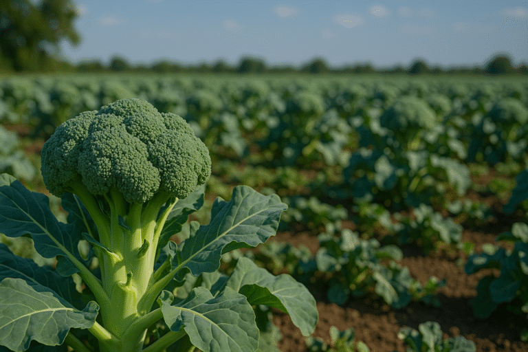 Cultivo de Brócolis gerando valor na agricultura familiar