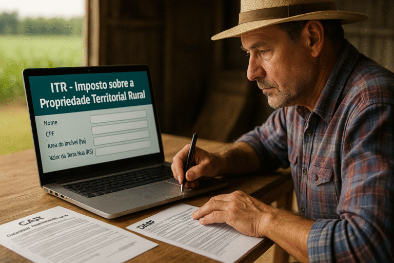 ITR - Imposto sobre propriedade territorial rural Passo a Passo como Declarar