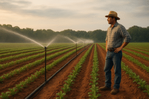 Implementação de sistemas de irrigação por gotejamento automatizado