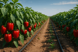 Melhores técnicas para irrigar pimentão no campo