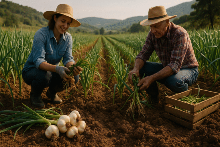 Plantio de Alho quais os cuidados com essa lavoura