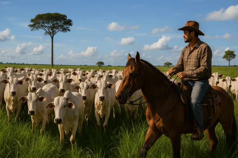 Riscos e retornos de investir em fazendas de pecuária de corte
