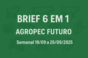 Brief Agropec Futuro 6 em 1 — Levantamento semanal (19–26/09/2025)
