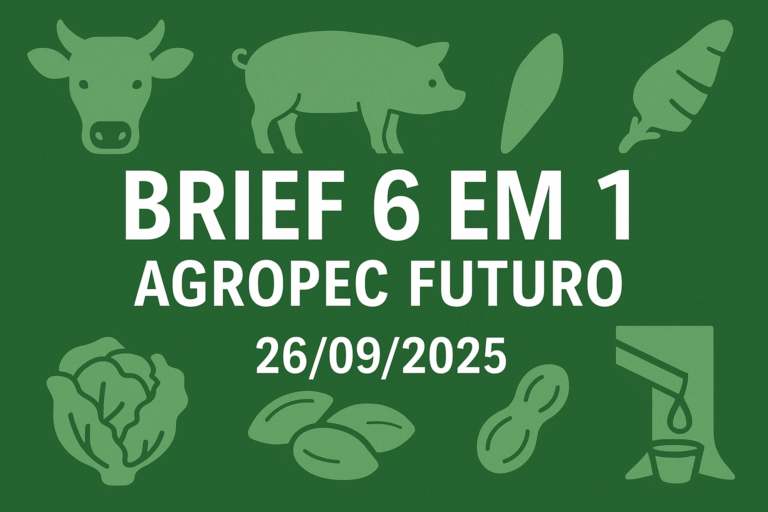 Brief Agropec Futuro — 6 em 1 — 26/09/2025