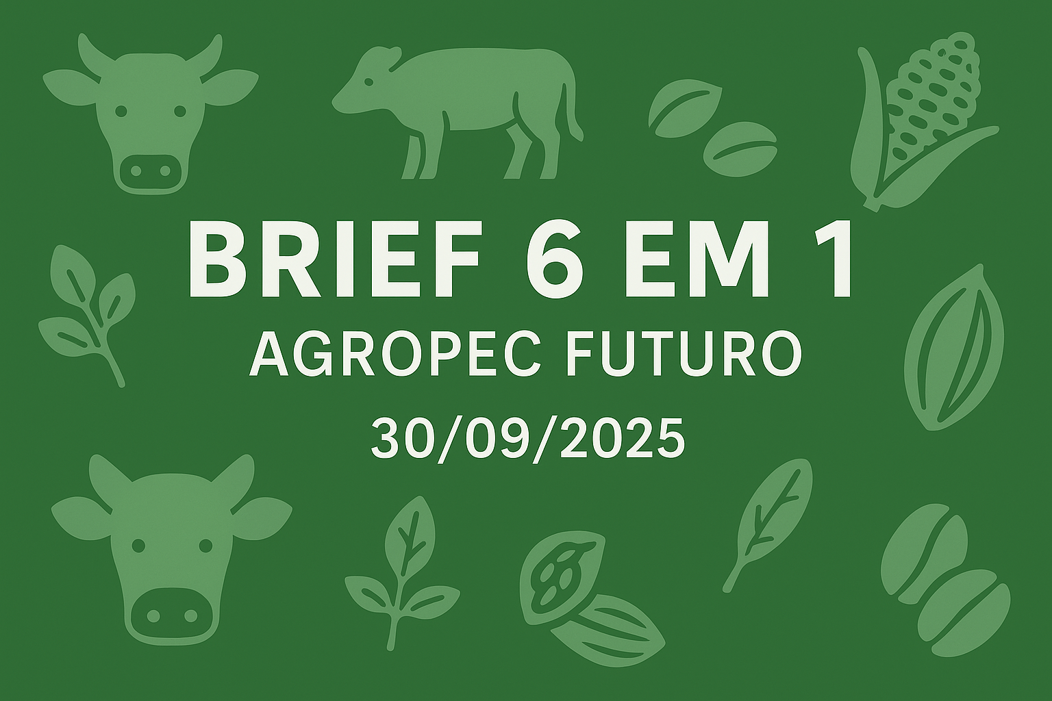 Brief Agropec Futuro — 6 em 1 — 30092025 Brief Agropec Futuro — 6 em 1 — 30/09/2025