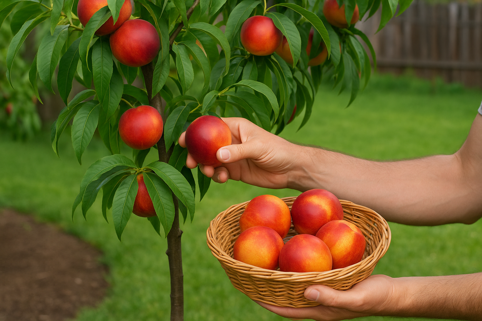 Cultivo de Nectarina em Casa Escolha da Variedade e Local Ideal