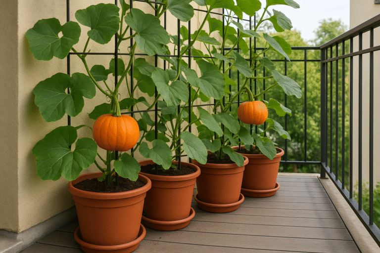 Melhores variedades de abóbora para cultivar na varanda
