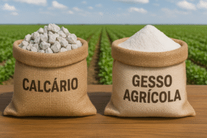 Principais diferenças entre o calcário e gesso agrícola