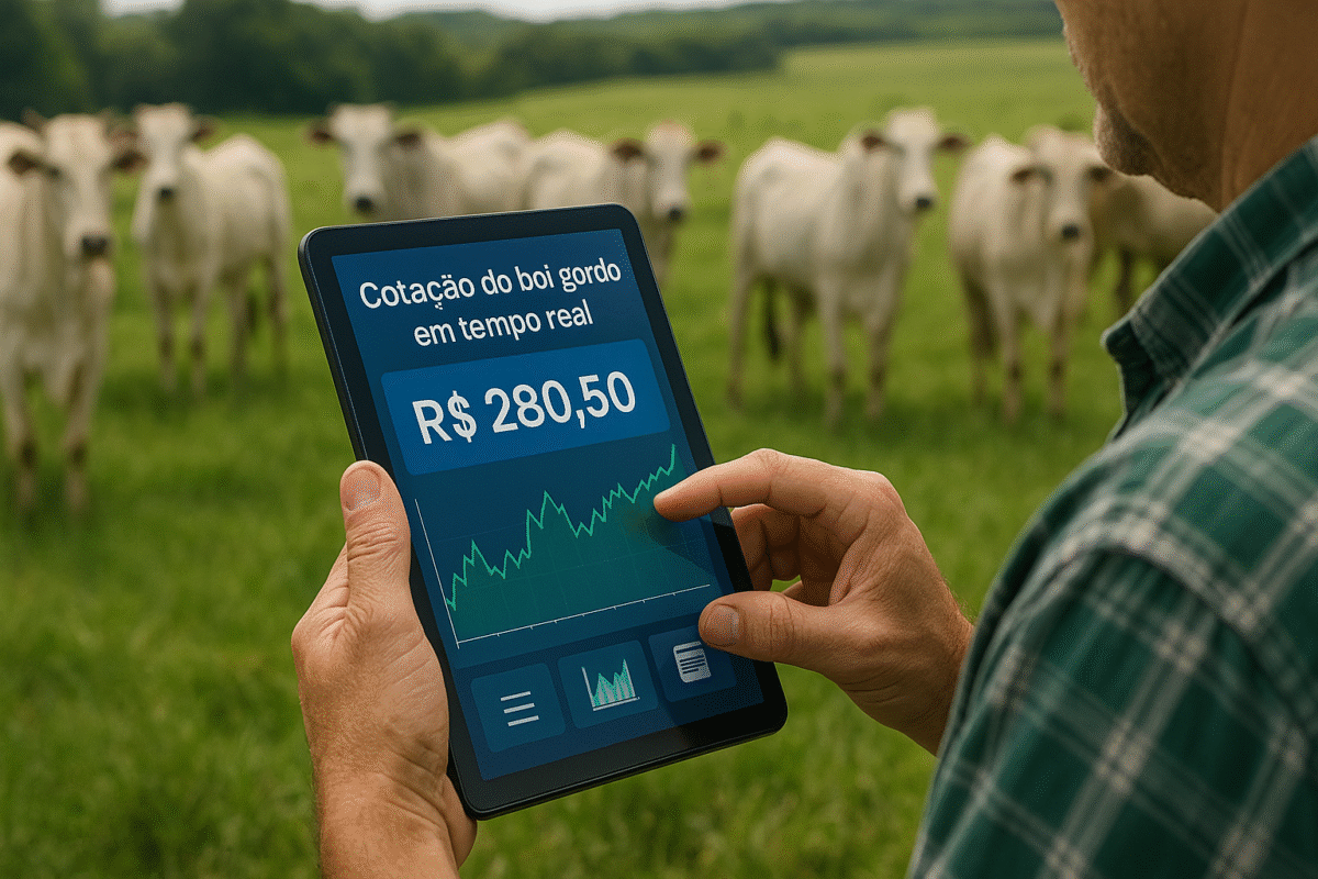 Tecnologia para Monitorar o Preço do Boi Gordo em Tempo Real