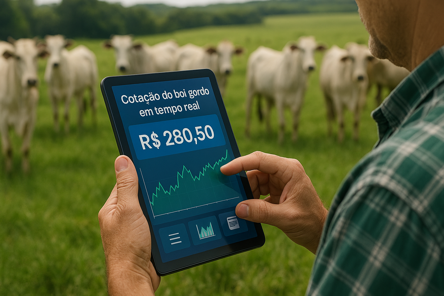 Tecnologia para Monitorar o Preço do Boi Gordo em Tempo Real