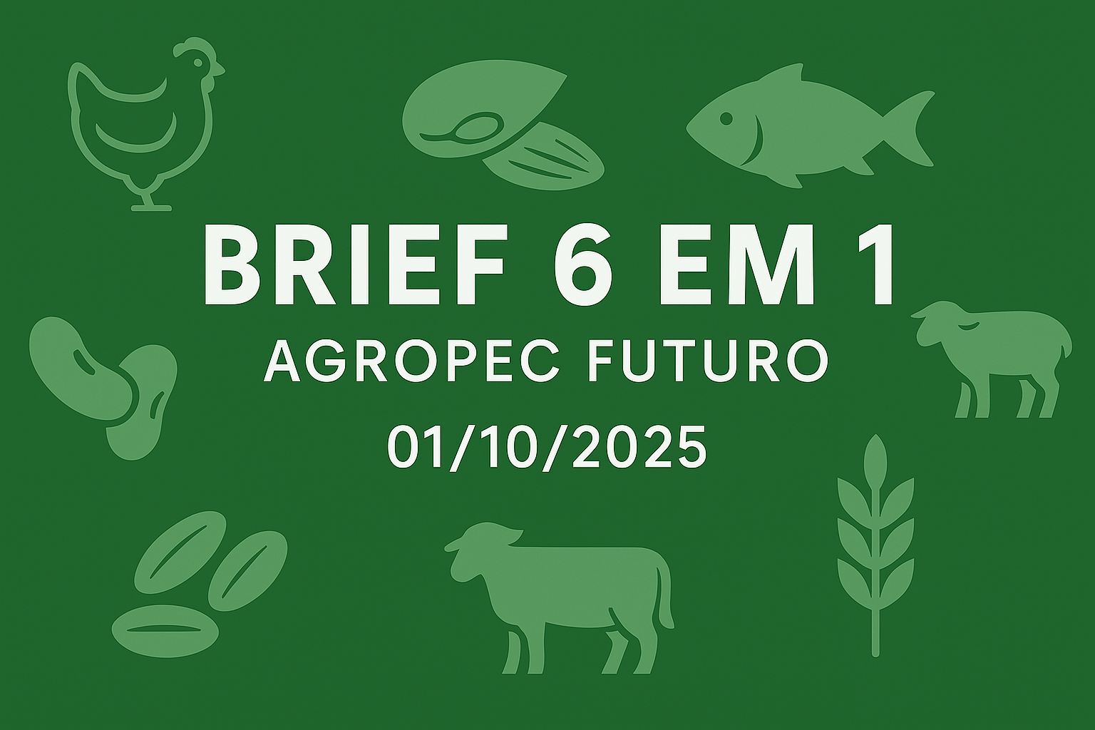 Brief Agropec Futuro — 6 em 1 — 01102025 Brief Agropec Futuro — 6 em 1 — 01/10/2025