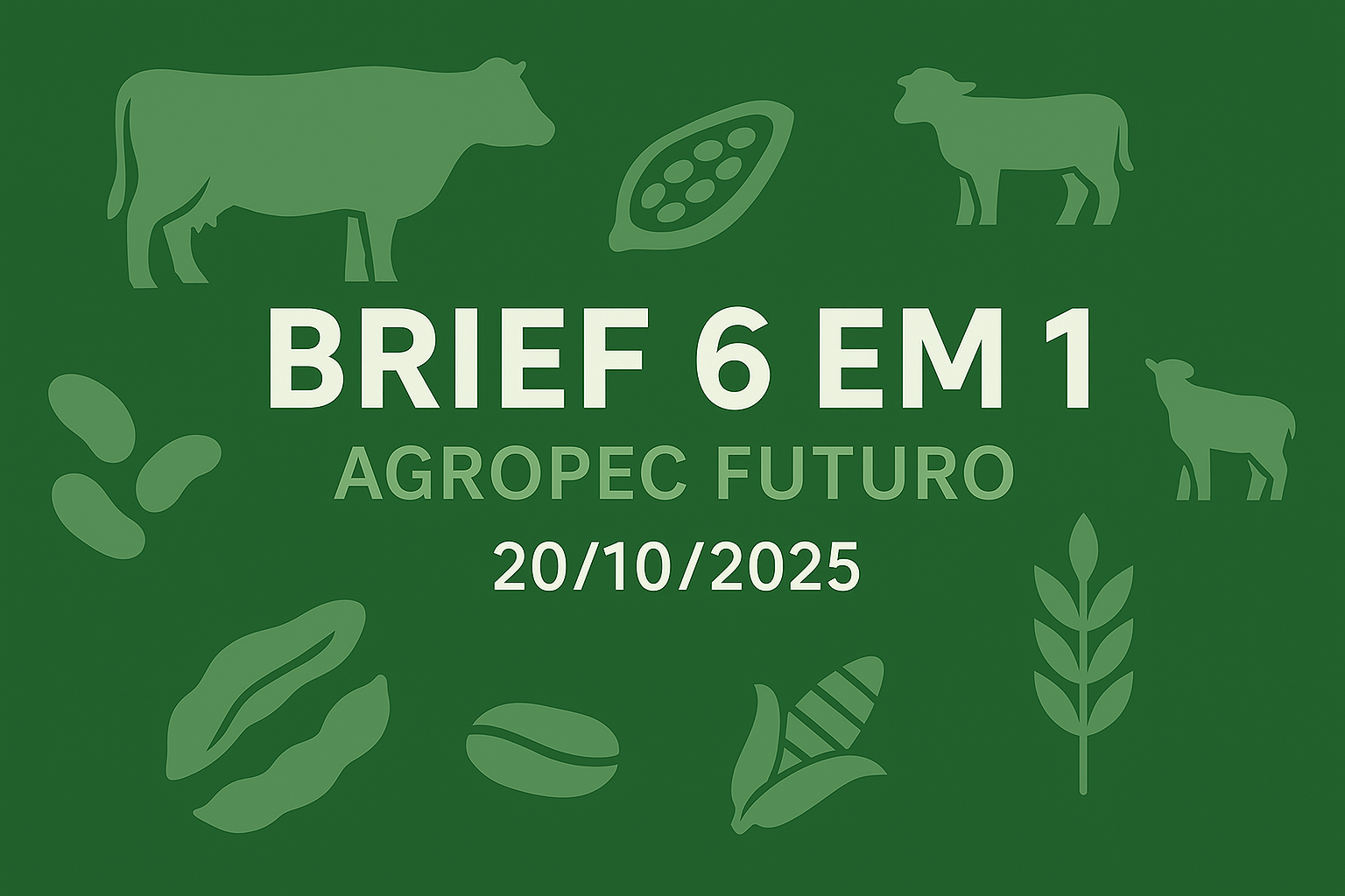 Brief Agropec Futuro — 6 em 1 — 20102025 Brief Agropec Futuro — 6 em 1 — 20/10/2025