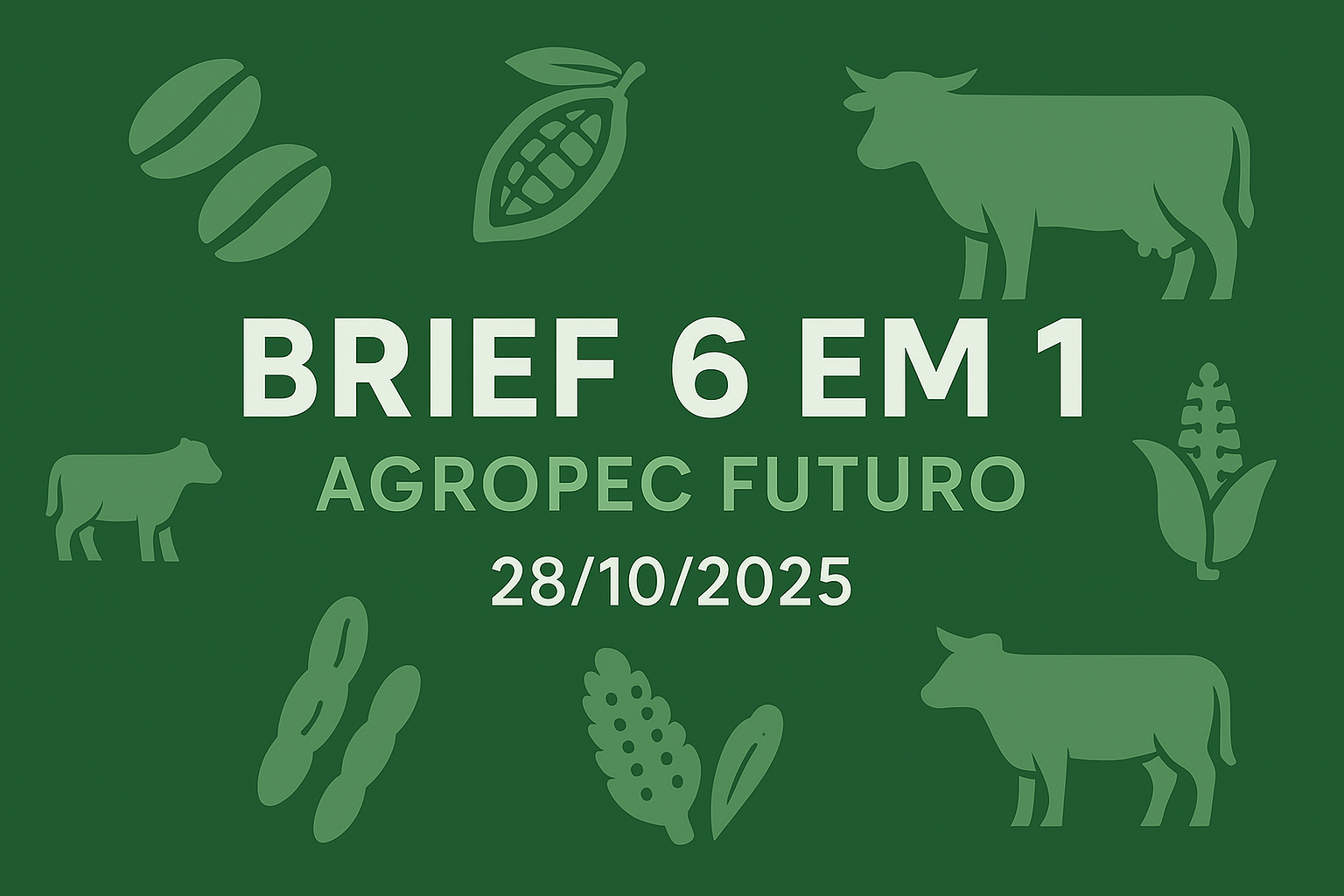 Brief Agropec Futuro — 6 em 1 — 28102025 Brief Agropec Futuro — 6 em 1 — 28102025