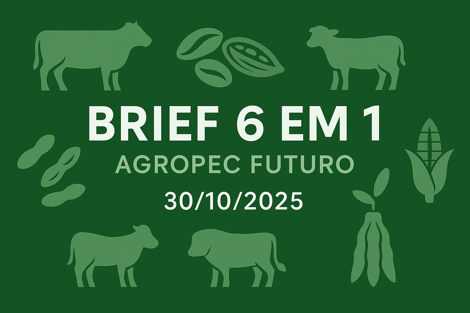 Brief Agropec Futuro — 6 em 1 — 30102025 Brief Agropec Futuro — 6 em 1 — 30/10/2025