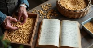 Métodos históricos e modernos relacionados à origem da soja