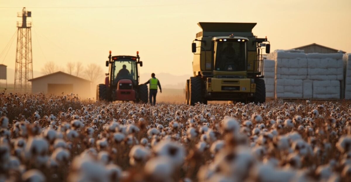 Operações e logística para reduzir perdas na colheita algodão