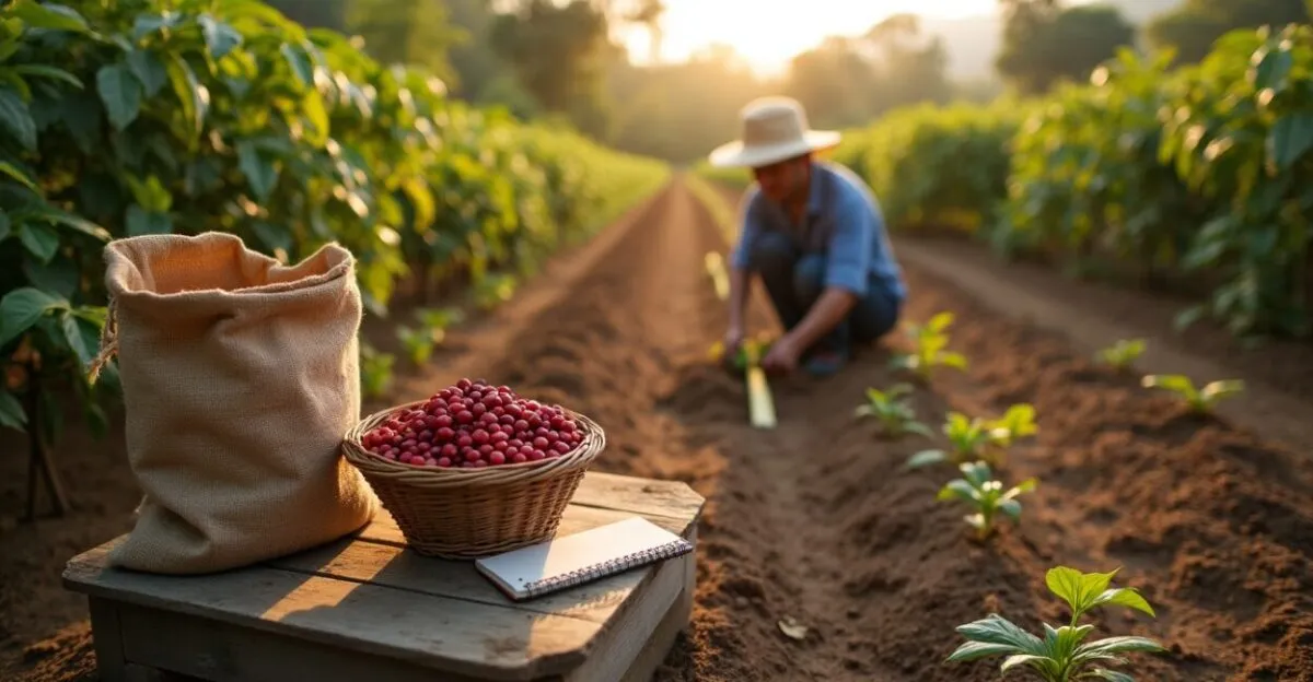 Práticas de cultivo na origem do café