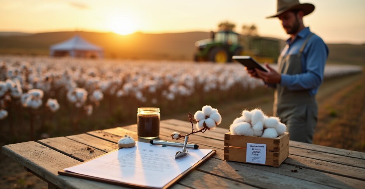 Sustentabilidade algodão: selo verde e exemplo Embrapa Sustentabilidade algodão: selo verde e exemplo Embrapa