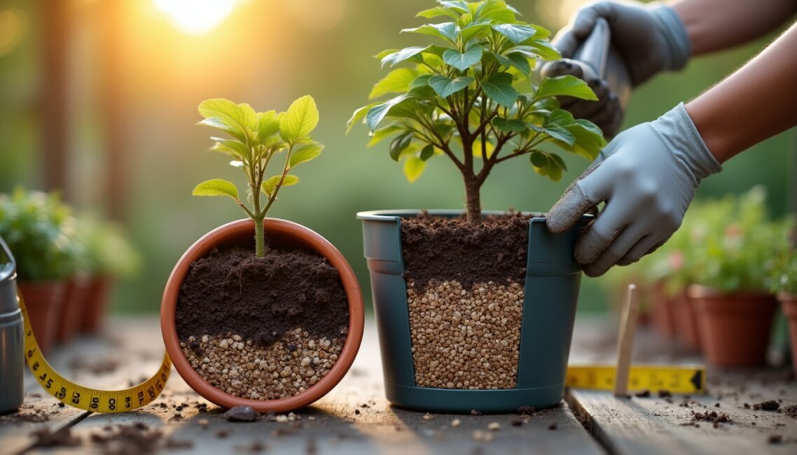 3. Escolha do Vaso, Drenagem e Substrato