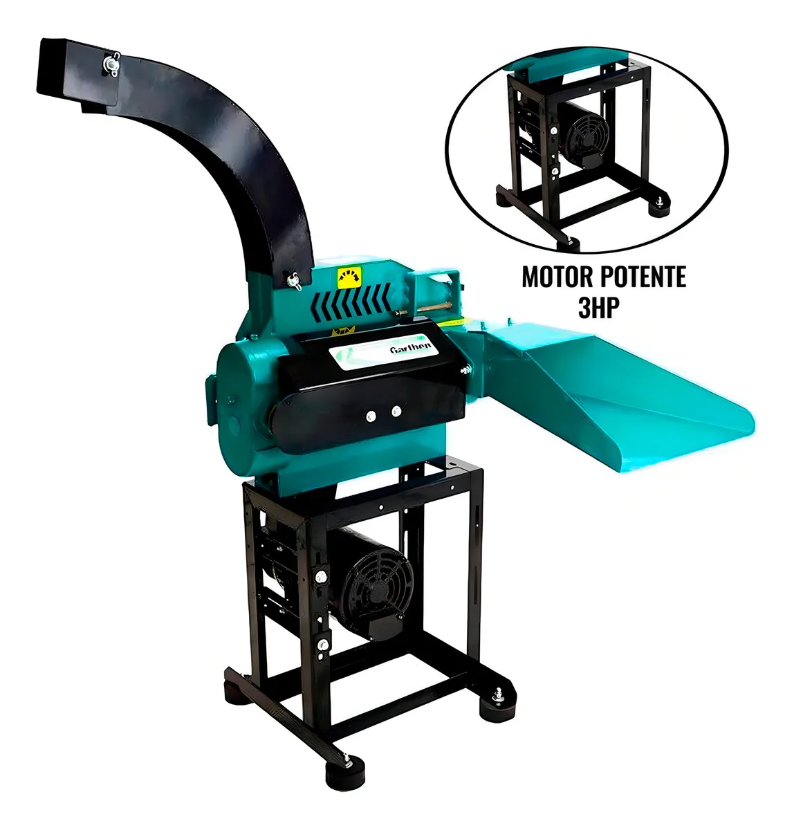 Garthen Gte3000 Picadeira Ensiladeira Cana Milho e Capim 3hp