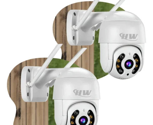 Kit 2câmera Ip Icsee Prova D’água Infravermelho Externa Wifi – Hw