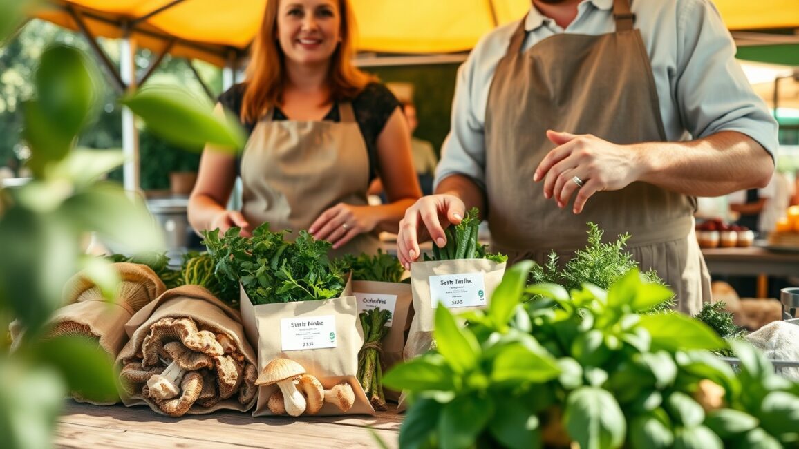 Brand Partnerships and Local Positioning in Mushroom Marketing