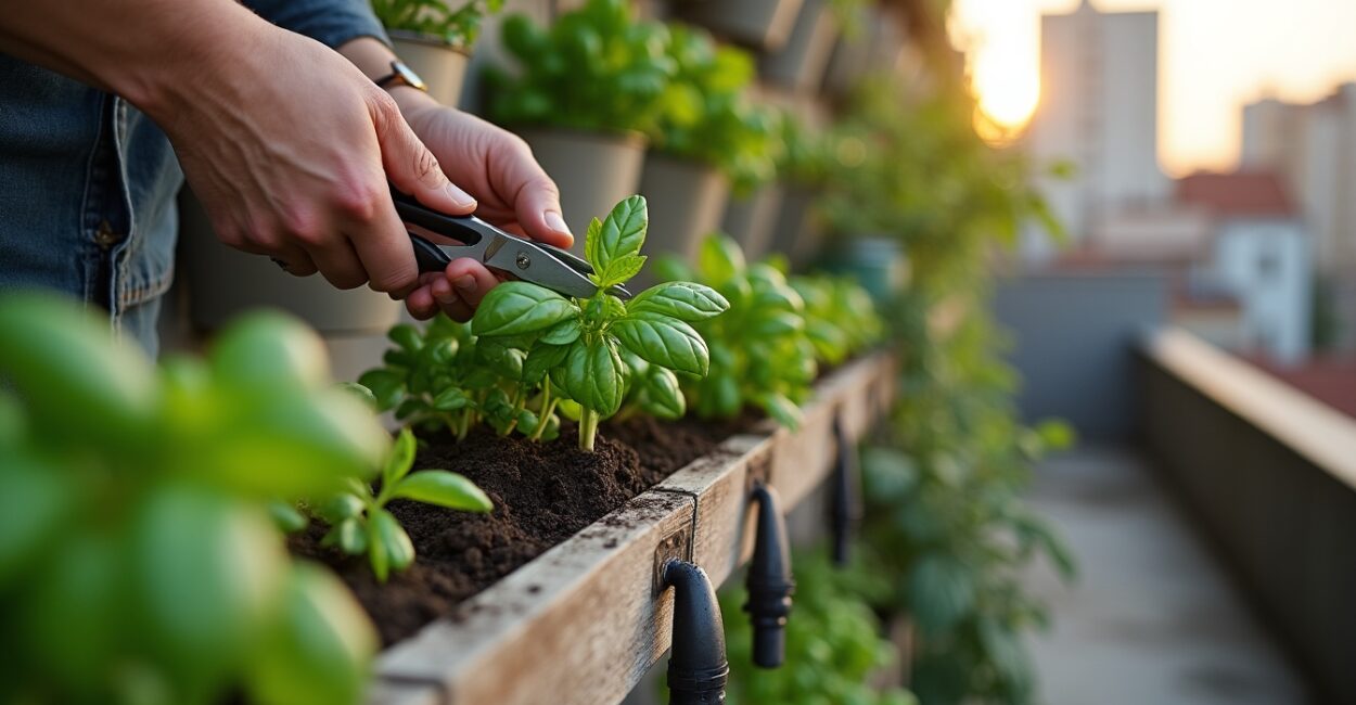 Horta Vertical: para Espaços Reduzidos Horta Vertical: para Espaços Reduzidos