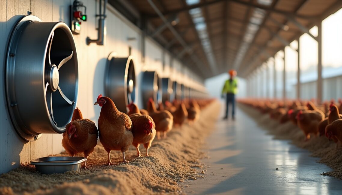 Instalações Lohmann Brown: Ventilação e Conforto das Aves