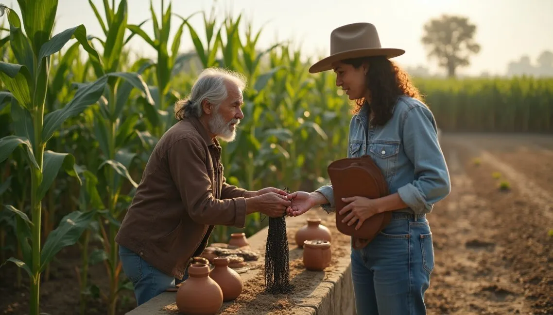 Intercâmbio de Saberes Agrícolas sobre o Feijão Americano