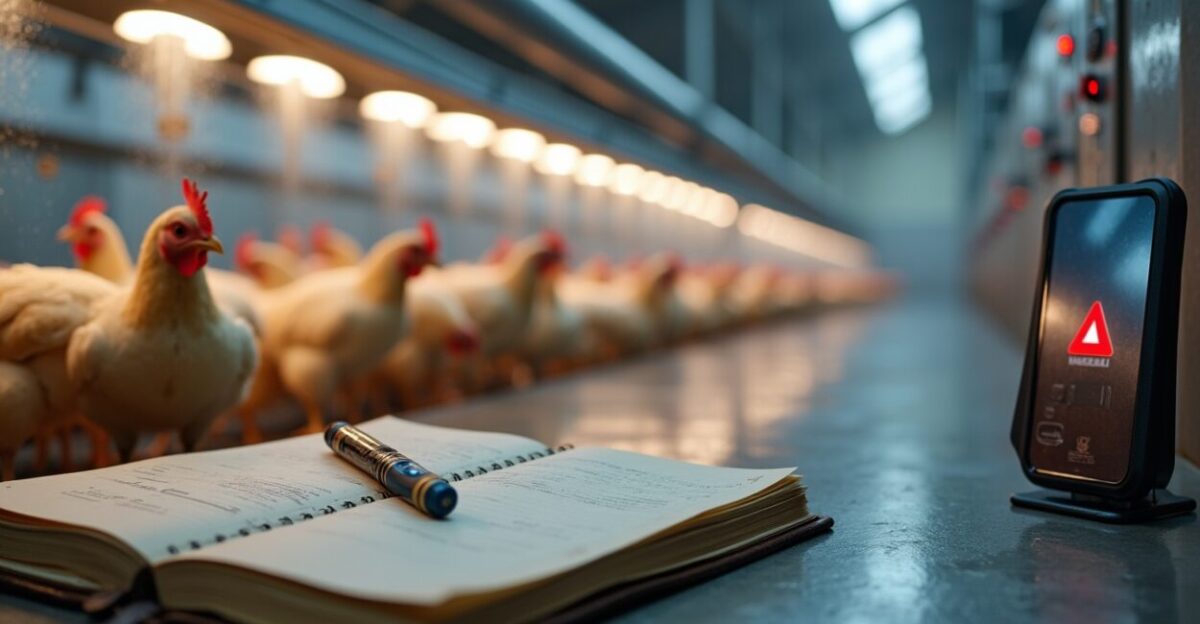 Manejo Diário e Monitoramento no Galpão Avícola