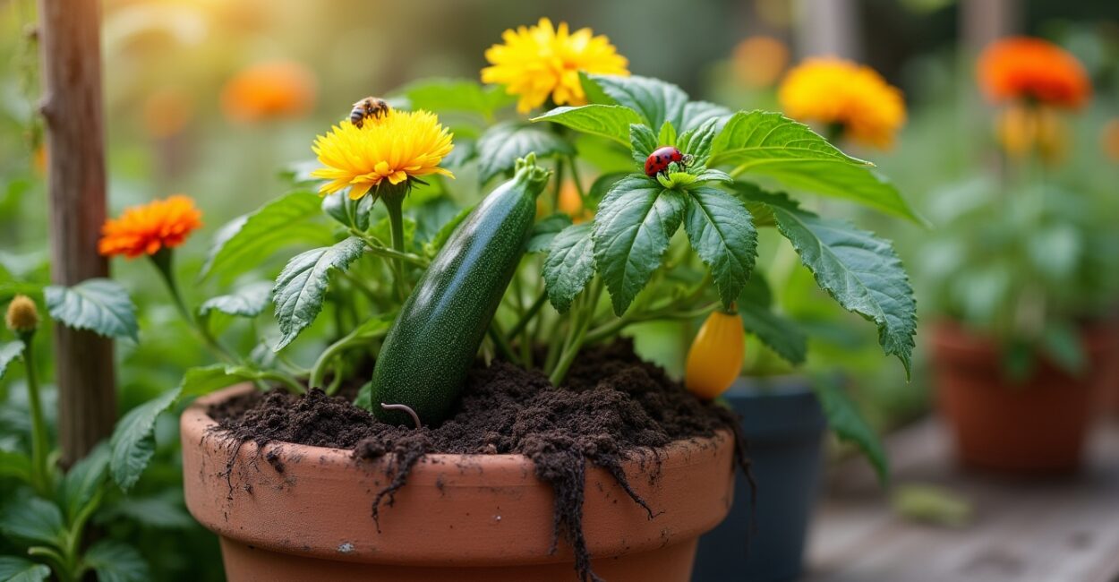 Plantas Companheiras: 5 Opções para Abobrinha em Vaso Plantas Companheiras: 5 Opções para Abobrinha em Vaso