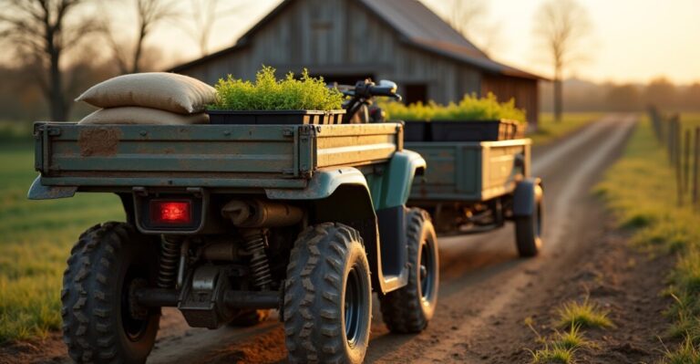 Quadriciclo Carga: Capacidade e Reboque para Fazenda