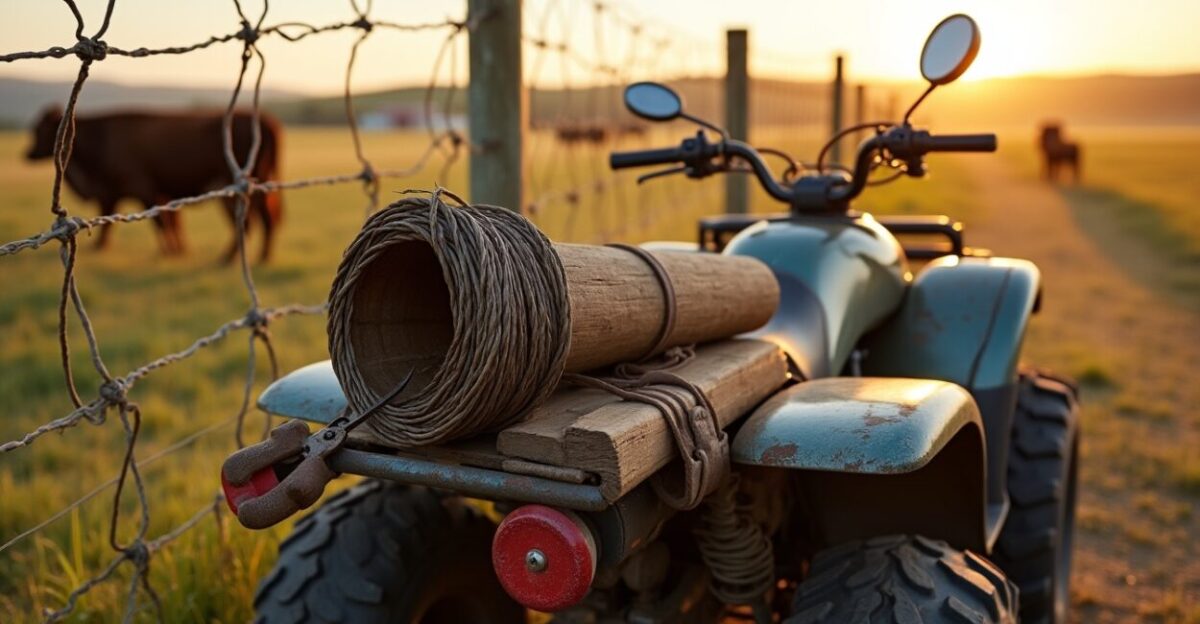 Quadriciclos e Manutenção de Cercas: Rapidez e Segurança