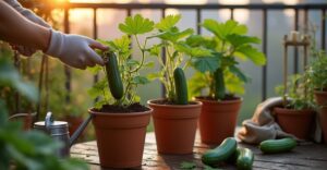 Variedades de Pepino: Escolha 3 Tipos Ideais para Apartamento