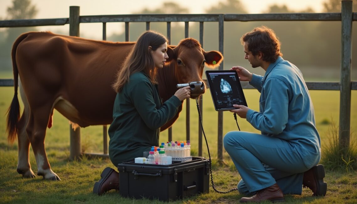 Diagnóstico e Diferenciação de Doenças Respiratórias Bovinos