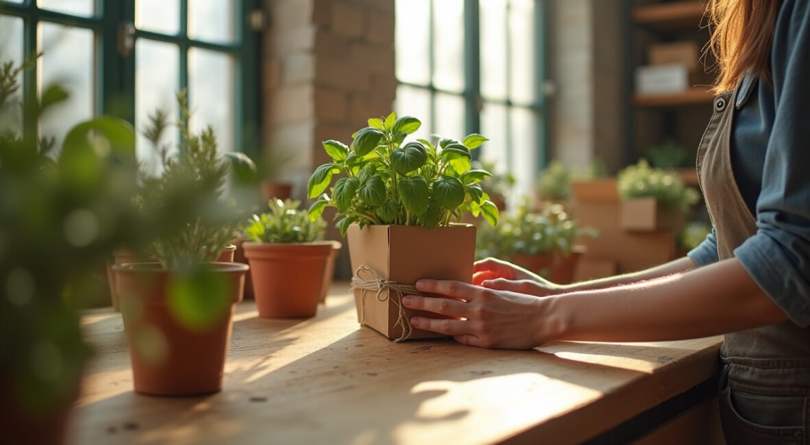 Embalagem para Venda: Como Valorizar Ervas em Vaso