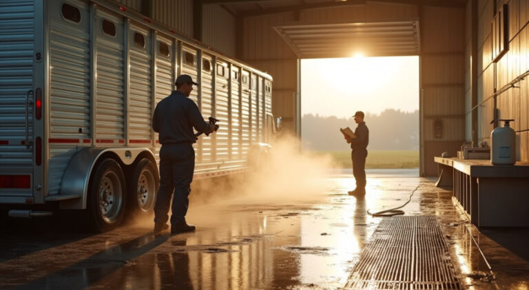 Limpeza Caminhão de Gado: Contra Contágio