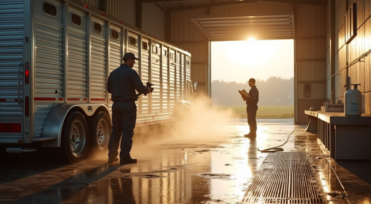 Limpeza Caminhão de Gado: Contra Contágio