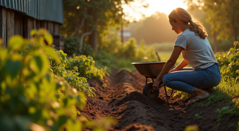 Projeto Compostagem: Planta Baixa e Fluxo em 7 Etapas