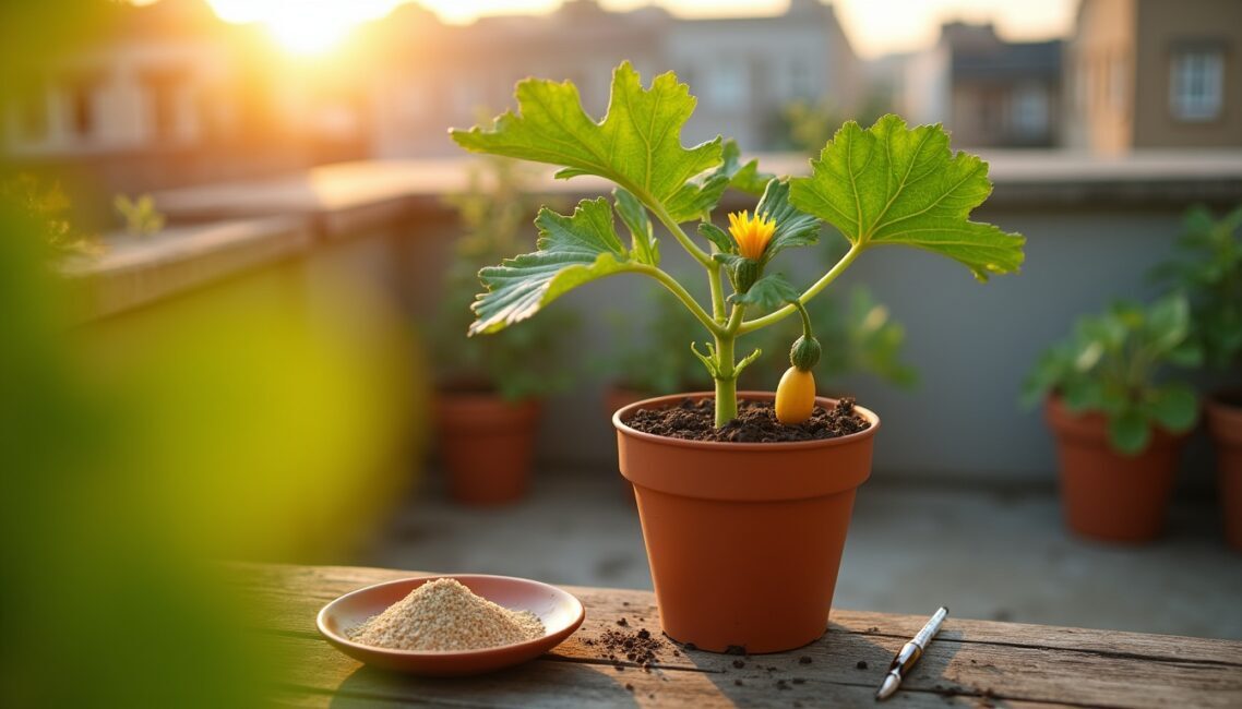 Substrato e Mistura Ideal para Vaso Abobrinha