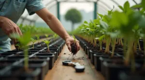 Produção de Mudas de Mogno Africano — Técnicas de Viveiro, Enraizamento e Seleção para Alta Qualidade e Uniformidade Produção de Mudas de Mogno Africano — Técnicas de Viveiro, Enraizamento e Seleção para Alta Qualidade e Uniformidade