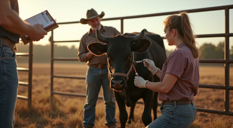 Manejo Sanitário Angus: Cronograma de Vacinação, Controle de Parasitas e Procedimentos Preventivos para Reduzir Doenças e Perdas