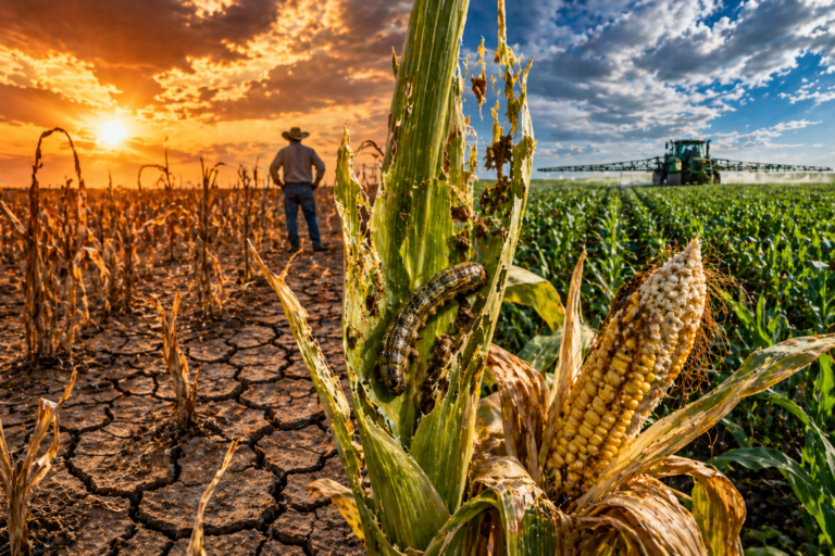 Calor, Seca e Lagarta Resistente A Tempestade Perfeita na Safrinha de Milho